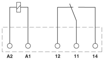 Одиночное реле-REL-MR-12DC/21/MS
