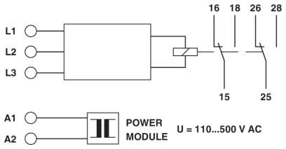 Контрольное реле-EMD-FL-3V-500