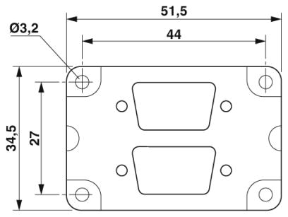 Соединительная плата-HC-B 6-ADP/1 DSUB 9