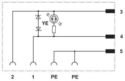 Штекерный модуль для электромагнитного клапана-SAC-3P-MR/A-1L-Z SCO