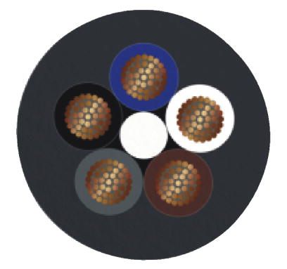 Кабель для датчика / исполнительного элемента-SAC-5P-MR-FR SCO/.../...
