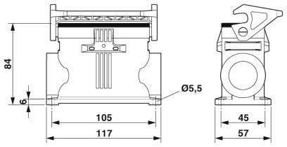 Корпус-HC-EVO-B16-SHWS-2SSM25-PLRBK