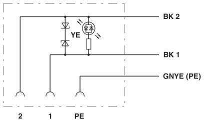 Кабель для датчика / исполнительного элемента-SAC-3P-3,0-PUR/C-1L-S F