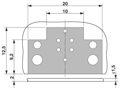 Встраиваемые разъемы-SACC-CI-M12MSB-5CON-L90 SH SCO
