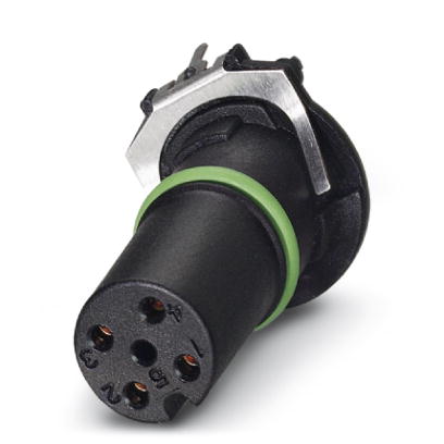 Встраиваемые разъемы-SACC-CI-M12FS-4CON-L180 SH THR