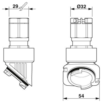 Кабельный ввод-HC-B-GTRS-M25-ER-AL