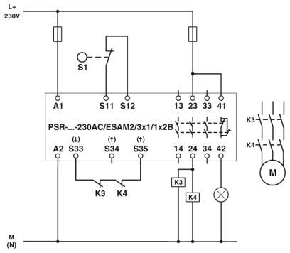 Реле безопасности-PSR-SCP-230AC/ESAM2/3X1/1X2/B
