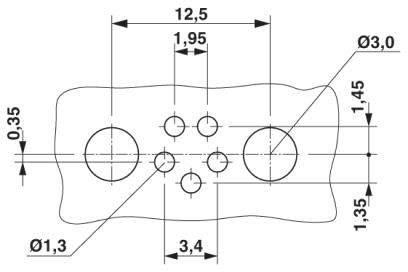Встраиваемые разъемы-SACC-DSI-M8FS-5CON-M10-L180 DN