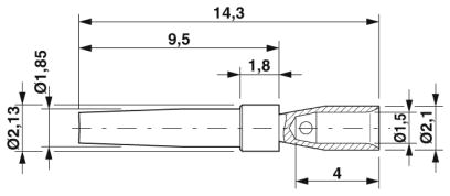 Обжимной контакт-RC-1KS2000