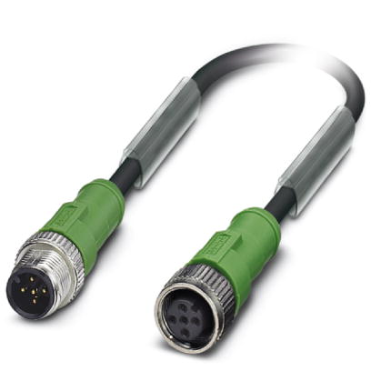 Кабель для датчика / исполнительного элемента-SAC-5P-M12MS/0,6-PUR/M12FS