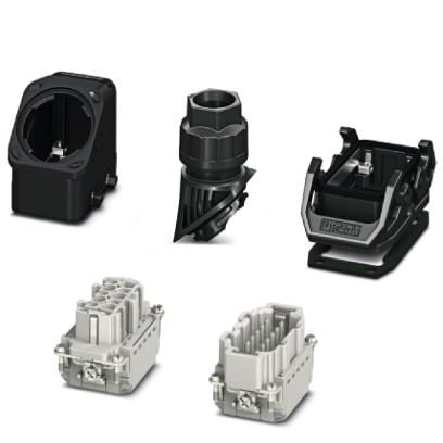 Комплект вставных соединителей-HC-EVO-B10PT-BWD-HL-M25-PLRBK