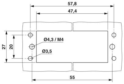 Модуль для контактов-VC-D2-BU30-PE-R