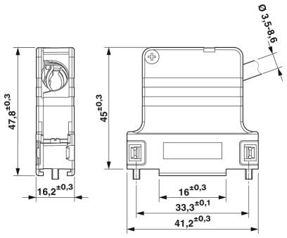 Сальниковый корпус D-SUB-CUC-DST-GPME-A/DSSC15