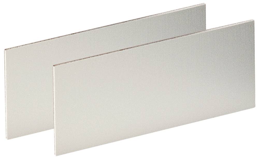 Передние платы для ARPM, 2 mm, алюминий, прозрачно анодированный