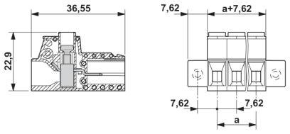 Разъем печатной платы-IPC 5/ 7-STGF-7,62