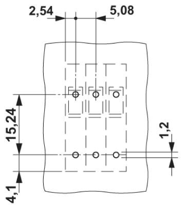 Клеммные блоки для печатного монтажа-KDS 3-PMT