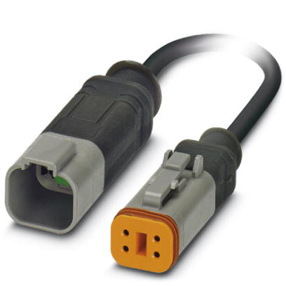 Кабель для датчика / исполнительного элемента-SAC-4P-DTMS/ 1,5-PUR/DTFS
