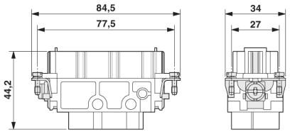 Модуль для контактов-HC-K 4/0-ESTS