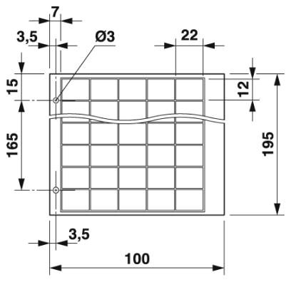 Гравировочный материал-GPE 22X12 WH