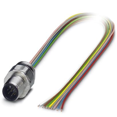 Встраиваемые разъемы-SACC-EC-M12MS-8CON-PG9/0,5