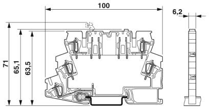 Устройство защиты от перенапряжений-TT-ST-M-2-PE-24DC