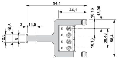 Разъем печатной платы-IPC 16/ 4-STGF-SH-10,16