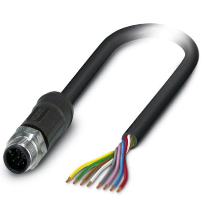 Кабель для датчика / исполнительного элемента-SAC-8P-M12MS/ 2,0-28X OD