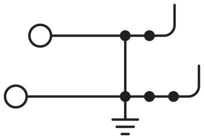 Двухъярусная заземляющая клемма-PTTBS 1,5/S/2P-PE