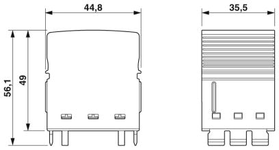 Штекерный модуль для защиты от перенапряжений, тип 1-FLT 100 N/PE-1.5-ST