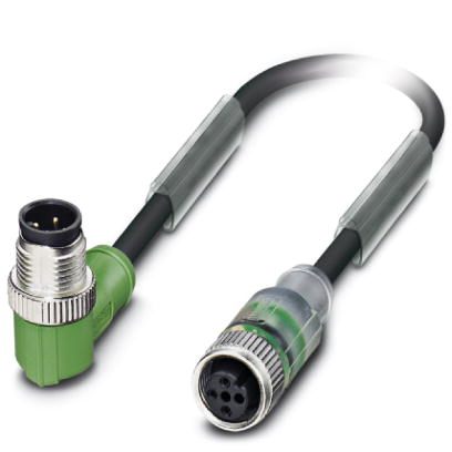 Кабель для датчика / исполнительного элемента-SAC-3P-M12MR-M12FS-2L/.../...
