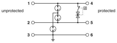 Устройство защиты от перенапряжений-TTC-6-2-HC-24DC-PT-I
