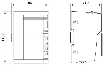 Устройство сопряжения с шиной-IBS IL 24 BK-LK-2MBD-PAC