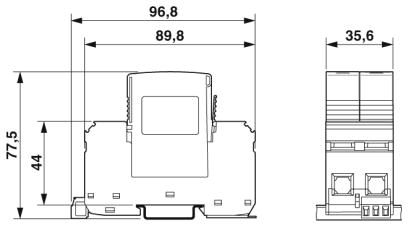 Überspannungsableiter Typ 2-VAL-MS 385/65/1+1-FM