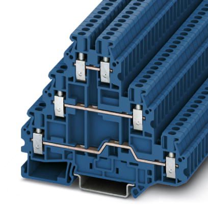 Многоярусный клеммный модуль-UT 2,5-3L BU