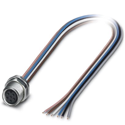 Встраиваемые разъемы-SACC-DSI-M8FS-6CON-M10/0,5