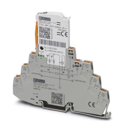 Устройство защиты от перенапряжений-TTC-6P-2X1-M-24DC-PT-I