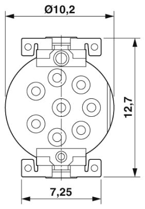Встраиваемые разъемы-SACC-CI-M12FS-8P SMD R32