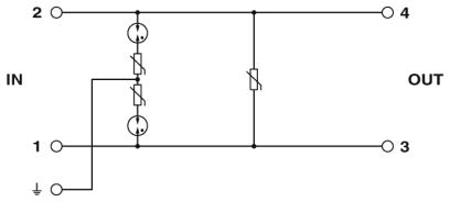 Устройство защиты от перенапряжений-TT-ST-2X1-230AC