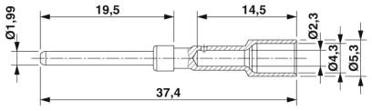 Обжимной контакт-SM-20KP007