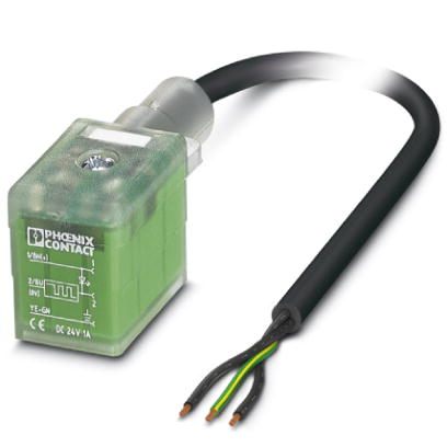 Кабель для датчика / исполнительного элемента-SAC-3P-3,0-PUR/BI-1L-R-ES
