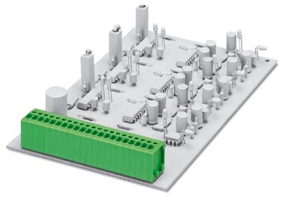 Клеммные блоки для печатного монтажа-FRONT 1,5-V-3,81