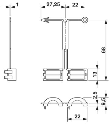 Кабель для датчика / исполнительного элемента-SAC-HZ-4P-MR/1,5-542/FRSHSCOBK