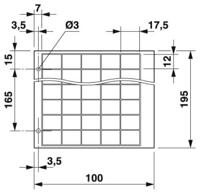 Гравировочный материал-GPE 17,5X12 WH