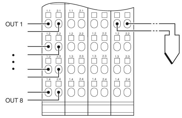 Функциональные клеммные модули Inline-IB IL TEMP 8 UTH HEI 1 DO8-PAC