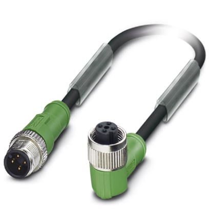 Кабель для датчика / исполнительного элемента-SAC-4P-M12MS/3,0-PUR/M12FR