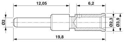 Обжимной контакт-ST-20KP020