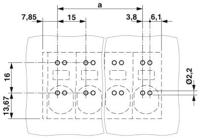 Клеммные блоки для печатного монтажа-SPT 35/ 5-V-15,00