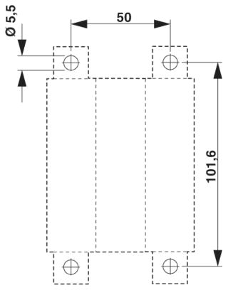 Клемма для высокого тока-UKH 95-3L-F