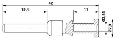 Обжимной контакт-SB-36KP002