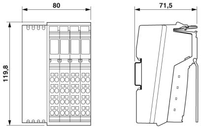 Устройство сопряжения с шиной-IL PB BK DI8 DO4/EF-XC-PAC